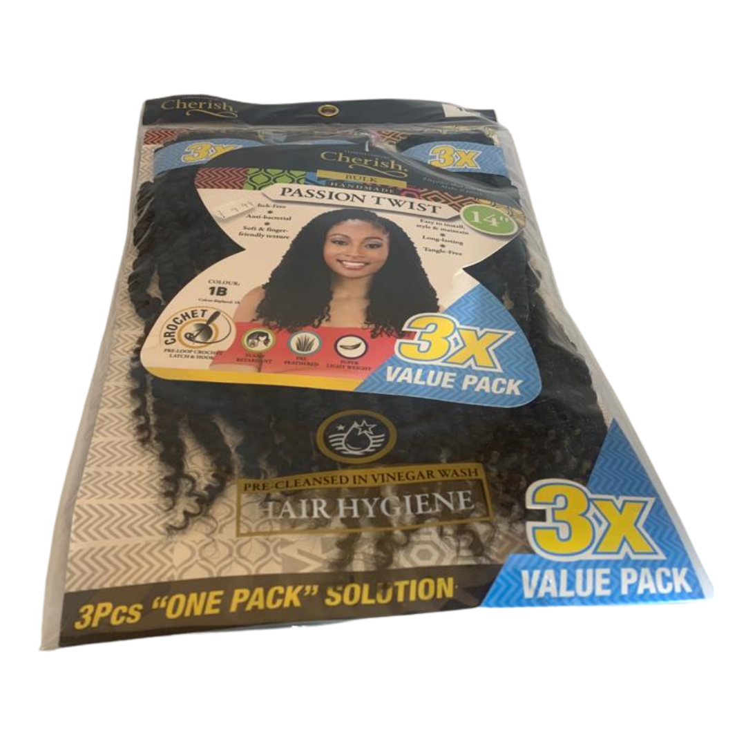 Cherish Passion Twist 14" 3X Value Pack